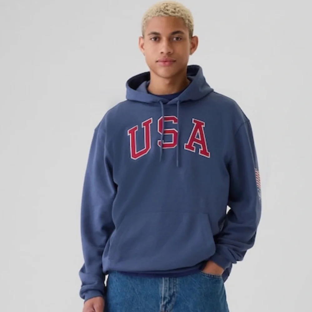 Gap Sweatsuit Team USA Olympics Hoodie Joggers Washed Navy